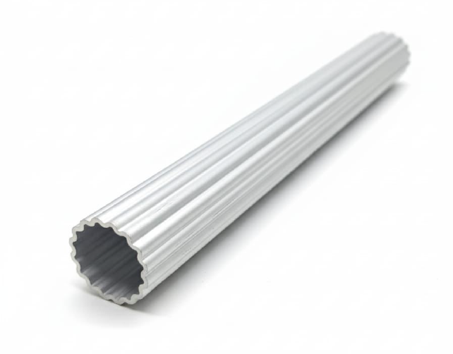 Aluminum Round Flutted Pipe