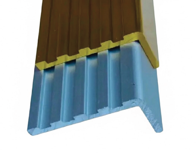 Aluminium Step Edging – 30mm, 38mm, 58mm Golden / Silver