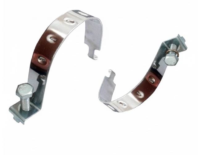 Heavy & Light Stainless Steel Traffic Sign Pipe Clamp - 11/2”, 2”, 21/2”, 3”, 31/2”, 4”, 5”, 6”