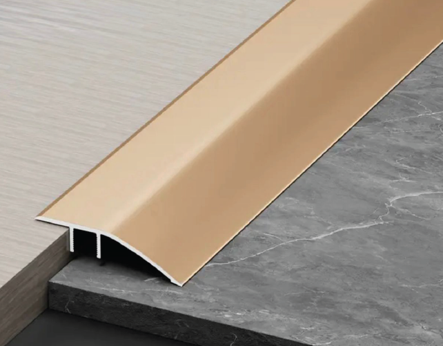 Aluminium Floor Transition Profile – Silver & Golden